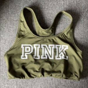 Victoria’s Secret Pink sports bra.